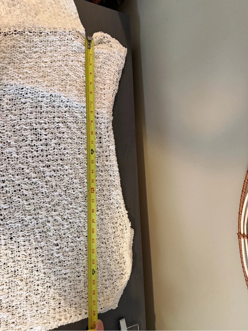 Figwood Wool Blend Cozy Cream Cowl Neck Knit Sweater